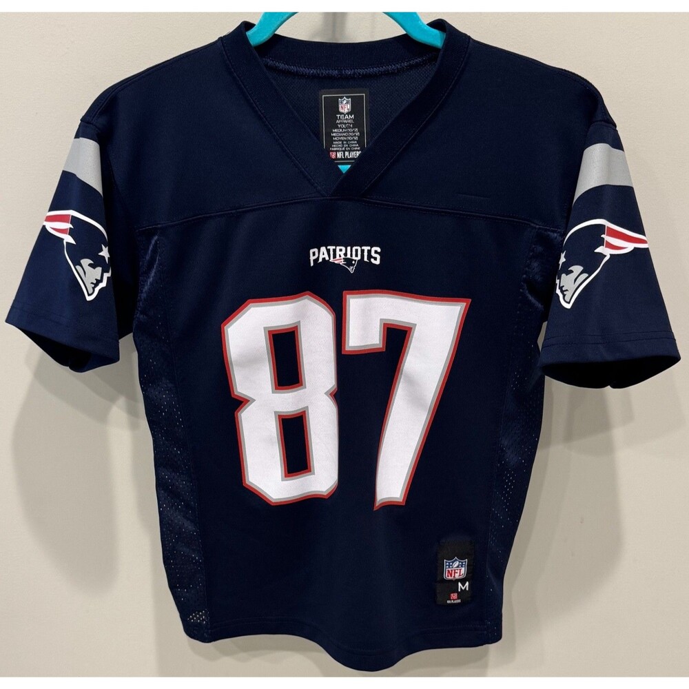 Rob Gronkowski New England Patriots #87 NFL Apparel Football Jersey Youth Medium